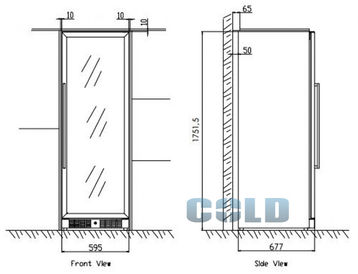 Cold Vine C142-KBT2 размеры