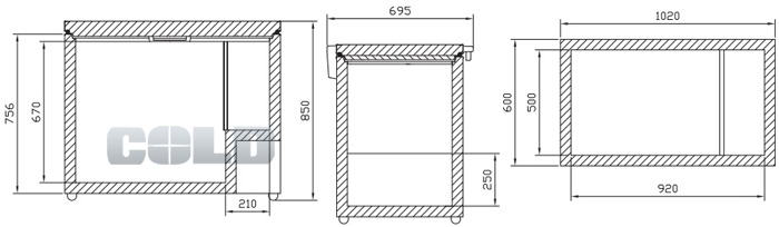 vestfrost ab 301 размеры