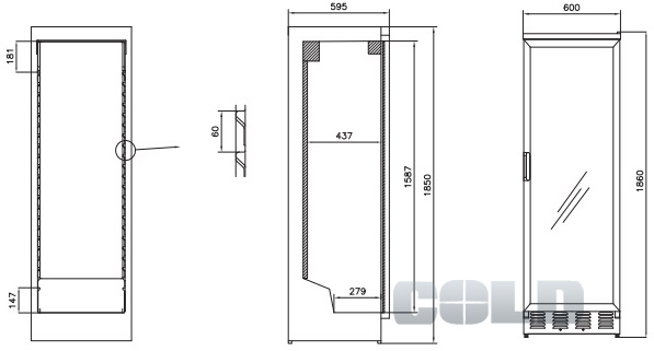 vestfrost fkg 371 размеры