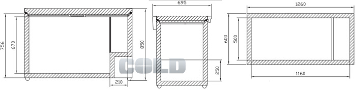 vestfrost hf 396 размеры