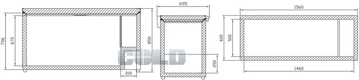 vestfrost hf 506 размеры